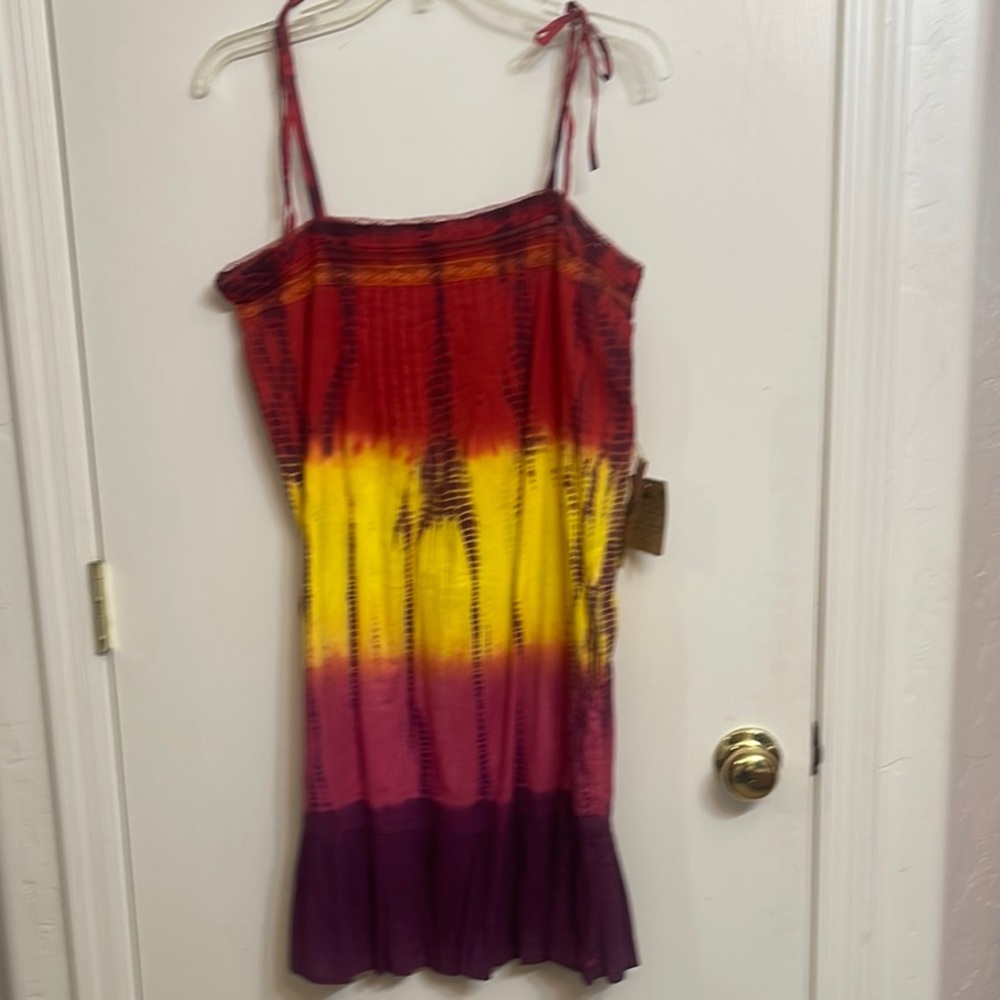 Colorful Tie-Dye Sundress